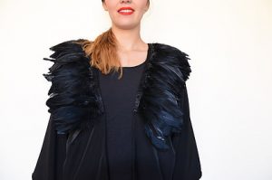 The Eve : black feather - € 65.00 - shop over here
