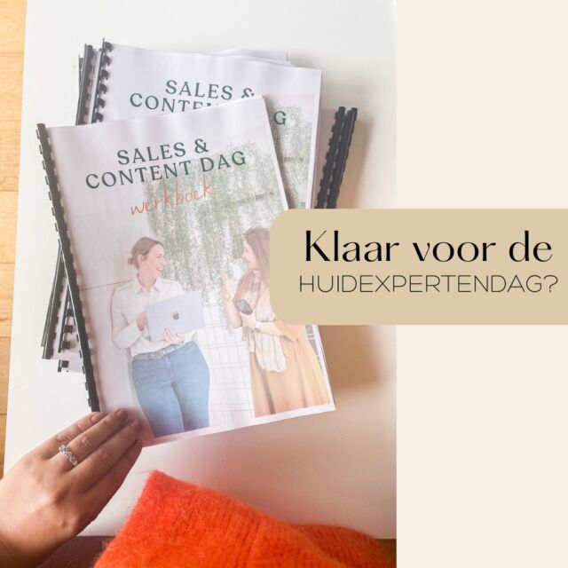 Of wij klaar zijn voor de Huidexpertendag op 15 mei? Absoluut! 🌟

De werkboeken liggen klaar, een healthy & lekker ontbijt + lunch zijn geregeld. Wij zien het helemaal zitten! 🎉 @billiebays.be  Het wordt een productieve dag vol inspiratie en leuke momenten met collega's. 

Heb je deze editie gemist? Via de website van Billie Bays www.billiebays.be kan jij je alvast op de wachtlijst zetten voor een volgende editie. Deze editie was direct uitverkocht, fantastisch dat er zoveel interesse is! 💥

#concept55 #billiebays #studiocreav #littlelouvain #ondernemen #ondernemendevrouwen #huidexpert #beautysector #huidverbetering #schoonheidsinstituut #vrouwenpower #boortmeerbeek #keerbergen #haacht #herent #wijgmaal #vlaamsbrabant #mechelen #bonheiden #rijmenam #marketingbureau #injekrachtstaan #authentiekondernemen